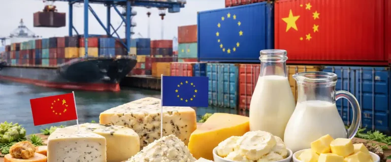 Tarif Susu Uni Eropa China Naik Hingga 42,7 Persen